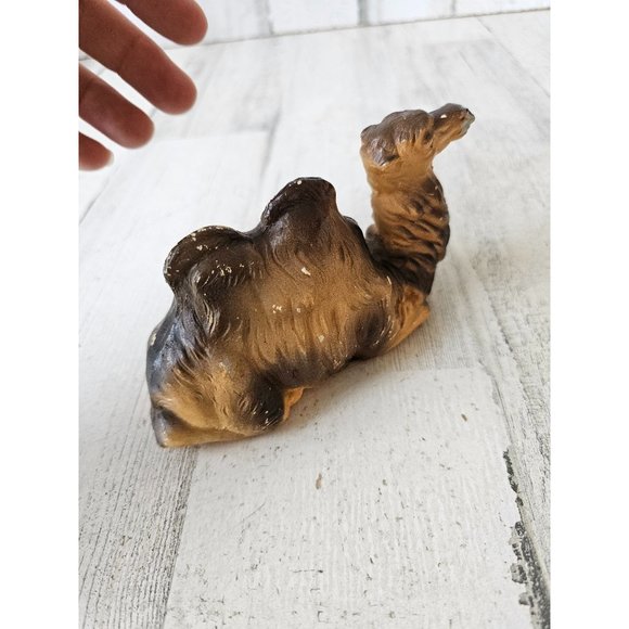Vintage chalkware camel nativity village Xmas decor - Picture 7 of 11